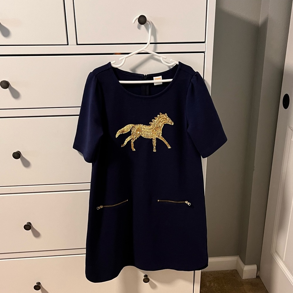 Mid Length Gymboree Navy Dress